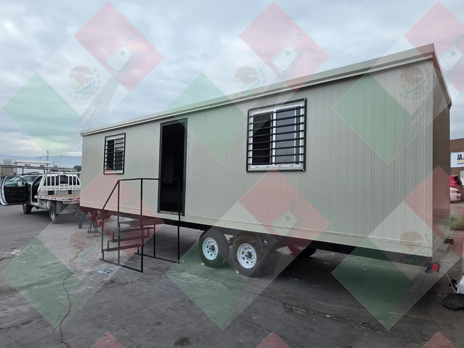 Oficina móvil 10x24 ideal para construcción y supervisión de obras